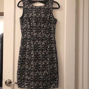 Black and white dress